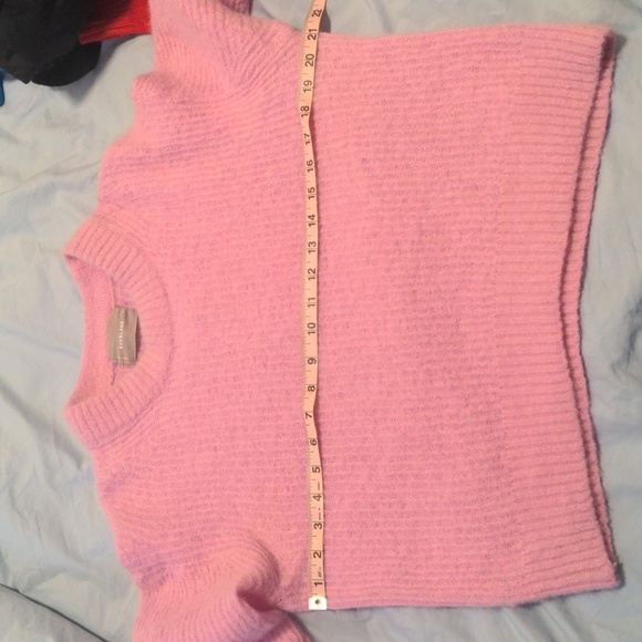 Everlane Oversized Cocoon Alpaca Crew Neck Pullover Sweater in Cool Pink small - Picture 7 of 8